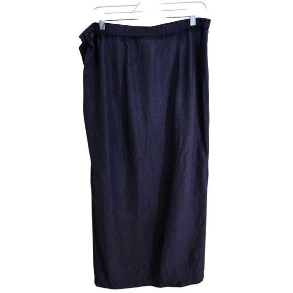 Eileen Fisher Vintage Linen Silk Lagonlook Minimalist Maxi Skirt Set Size M/L - Picture 4 of 9